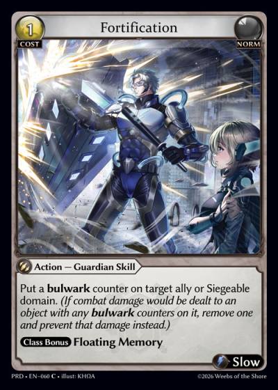 Fortification PRD-EN-060-Foil-Common (C) - .asphodel/paradise - Grand Archive Card