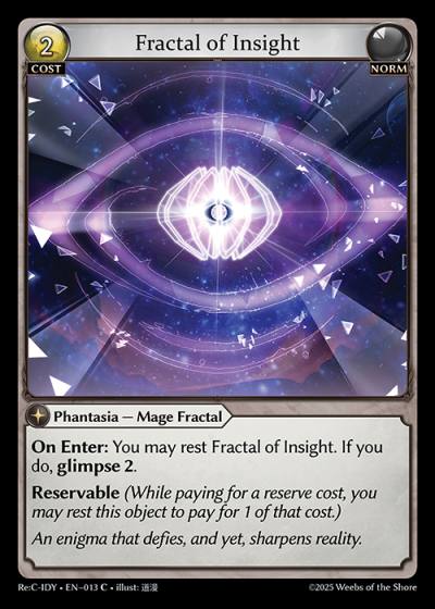 Fractal of Insight ReC-IDY-EN-013-Normal-Common (C) - Re:Collection Idyll Corsage - Grand Archive Card