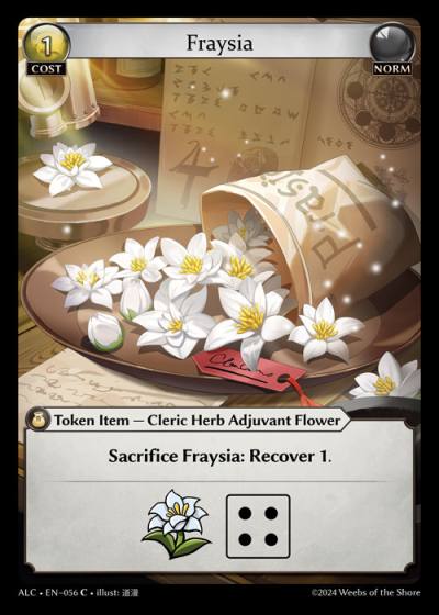 Fraysia ALC-EN-056-Normal-Common (C) - Alchemical Revolution - Grand Archive Card