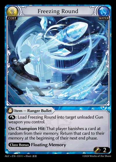 Freezing Round ALC-EN-133-Foil-Uncommon (U) - Alchemical Revolution - Grand Archive Card
