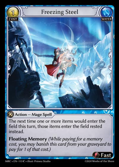 Freezing Steel MRC-EN-113-Foil-Common (C) - Mercurial Heart - Grand Archive Card