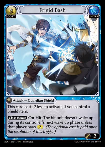 Frigid Bash ALC-EN-134-Foil-Uncommon (U) - Alchemical Revolution - Grand Archive Card