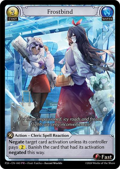 Frostbind P24-EN-043-Normal-Promotional Rare (PR) - Promotional 2024 - Grand Archive Card
