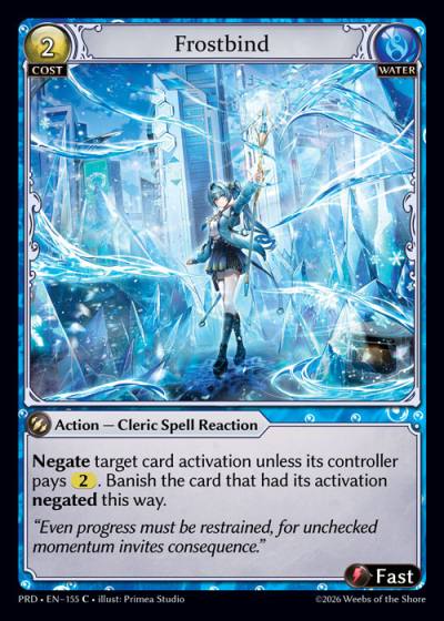 Frostbind PRD-EN-155-Foil-Common (C) - .asphodel/paradise - Grand Archive Card