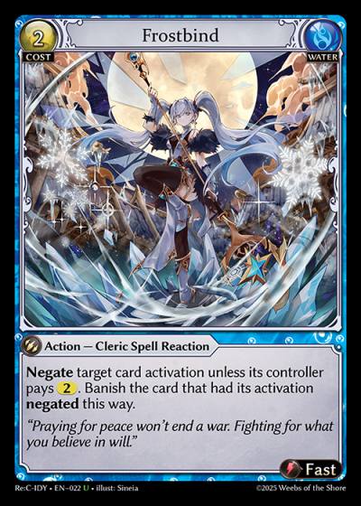 Frostbind ReC-IDY-EN-022-Normal-Uncommon (U) - Re:Collection Idyll Corsage - Grand Archive Card