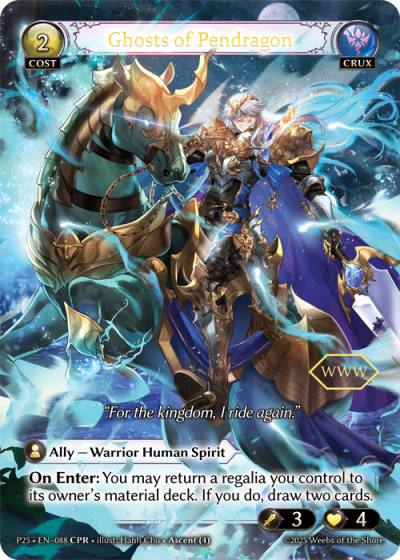 Ghosts of Pendragon P25-EN-088-Normal-Collector Promo Rare (CPR) - Promotional 2025 - Grand Archive Card
