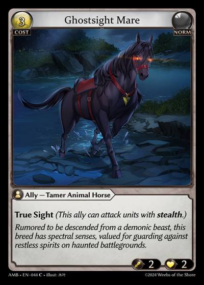 Ghostsight Mare AMB-EN-044-Normal-Common (C) - Mortal Ambition - Grand Archive Card