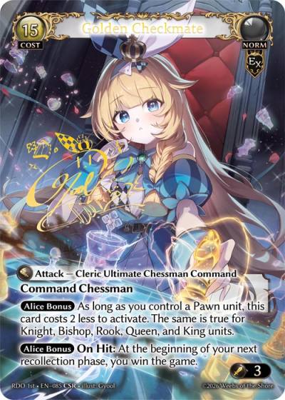 Golden Checkmate RDO 1st-EN-085-Foil-Common (C) - Radiant Origins First Edition - Grand Archive Card