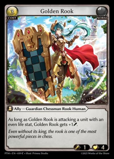 Golden Rook PTM-EN-039-Foil-Common (C) - Phantom Monarchs - Grand Archive Card
