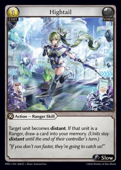 Hightail PRD-EN-068-Foil-Common (C) - .asphodel/paradise - Grand Archive Card