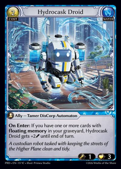 Hydrocask Droid PRD-EN-157-Foil-Common (C) - .asphodel/paradise - Grand Archive Card