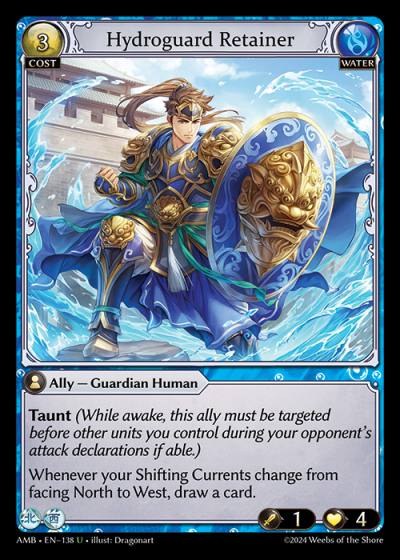 Hydroguard Retainer AMB-EN-138-Normal-Uncommon (U) - Mortal Ambition - Grand Archive Card