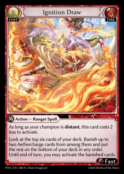 Ignition Draw PTM-EN-088-Foil-Rare (R) - Phantom Monarchs - Grand Archive Card