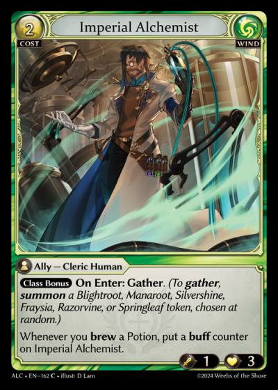 Imperial Alchemist ALC-EN-162-Foil-Common (C) - Alchemical Revolution - Grand Archive Card