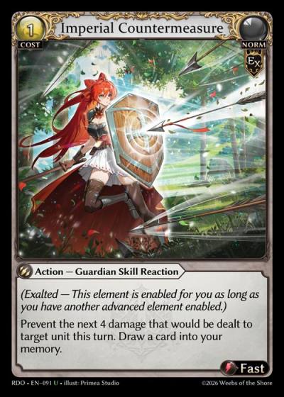 Imperial Countermeasure RDO-EN-091-Foil-Uncommon (U) - Radiant Origins - Grand Archive Card