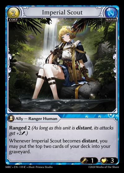 Imperial Scout MRC-EN-119-Foil-Common (C) - Mercurial Heart - Grand Archive Card