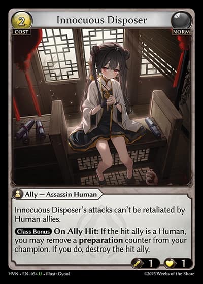 Innocuous Disposer HVN-EN-054-Foil-Uncommon (U) - Abyssal Heaven - Grand Archive Card