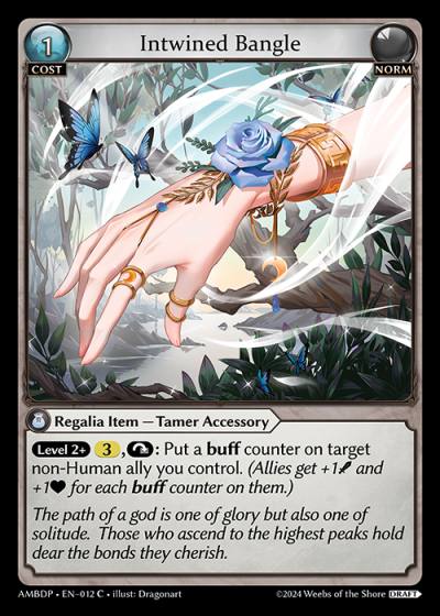 Intwined Bangle AMBDP-EN-012-Normal-Common (C) - Mortal Ambition Draft Pack - Grand Archive Card