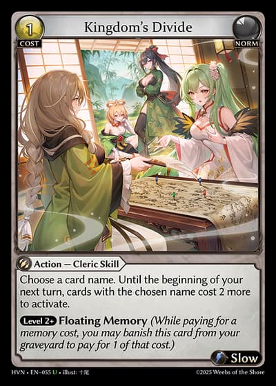 Kingdom's Divide HVN-EN-055-Foil-Uncommon (U) - Abyssal Heaven - Grand Archive Card