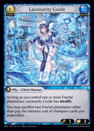 Lacunarity Guide PRD-EN-159-Foil-Super Rare (SR) - .asphodel/paradise - Grand Archive Card