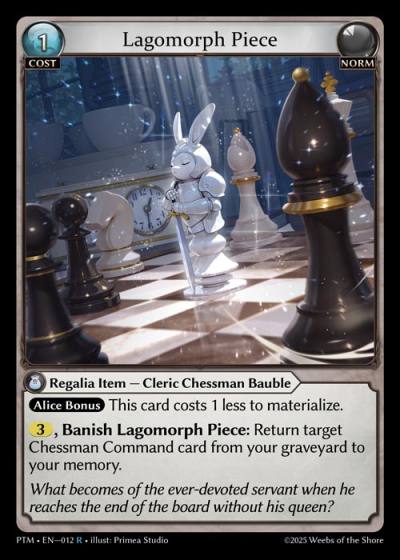 Lagomorph Piece PTM-EN-012-Foil-Rare (R) - Phantom Monarchs - Grand Archive Card