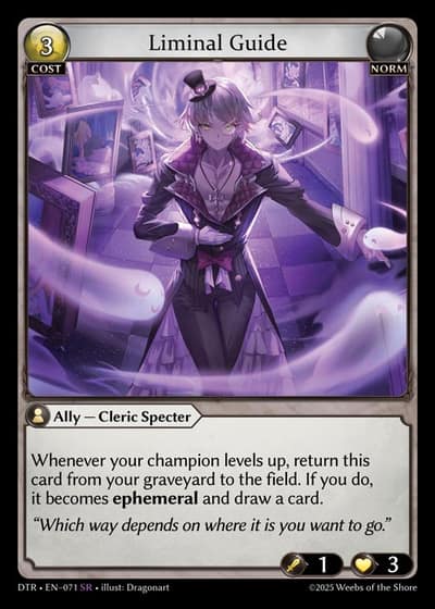 Liminal Guide DTR-EN-071-Foil-Super Rare (SR) - Distorted Reflections - Grand Archive Card