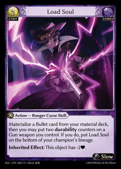 Load Soul ALC-EN-208-Foil-Super Rare (SR) - Alchemical Revolution - Grand Archive Card