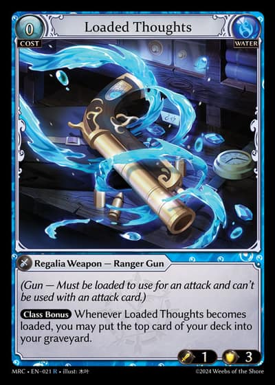 Loaded Thoughts MRC-EN-021-Foil-Rare (R) - Mercurial Heart - Grand Archive Card
