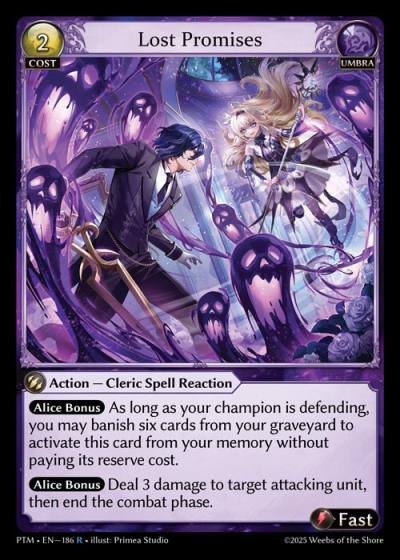 Lost Promises PTM-EN-186-Foil-Rare (R) - Phantom Monarchs - Grand Archive Card
