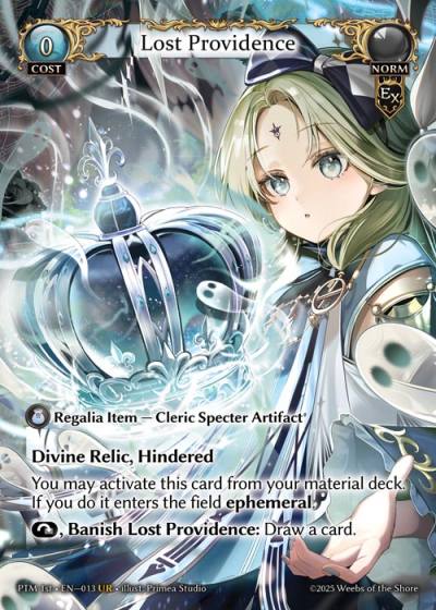 Lost Providence PTM 1st-EN-013-Foil-Ultra Rare (UR) - Phantom Monarchs First Edition - Grand Archive Card