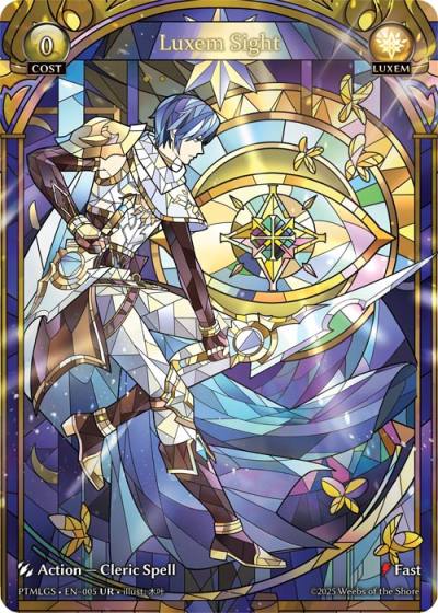 Luxem Sight PTMLGS-EN-005-Foil-Ultra Rare (UR) - Phantom Monarchs: Looking Glass Sights - Grand Archive Card