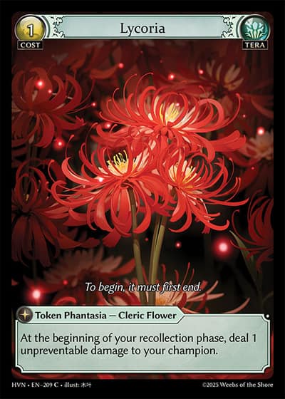 Lycoria HVN-EN-209-Foil-Common (C) - Abyssal Heaven - Grand Archive Card