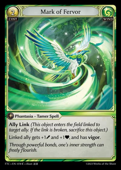 Mark of Fervor FTC-EN-078-Foil-Common (C) - Fractured Crown - Grand Archive Card