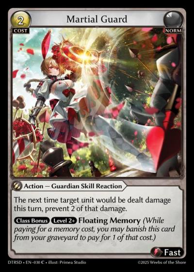 Martial Guard DTRSD-EN-030-Normal-Common (C) - Distorted Reflections Starter Decks - Grand Archive Card
