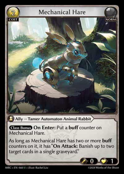 Mechanical Hare MRC-EN-060-Foil-Uncommon (U) - Mercurial Heart - Grand Archive Card