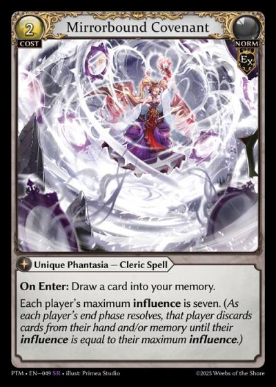 Mirrorbound Covenant PTM-EN-049-Foil-Super Rare (SR) - Phantom Monarchs - Grand Archive Card