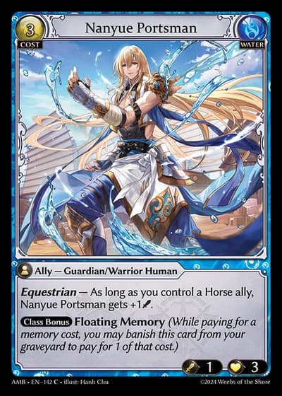 Nanyue Portsman AMB-EN-142-Foil-Common (C) - Mortal Ambition - Grand Archive Card