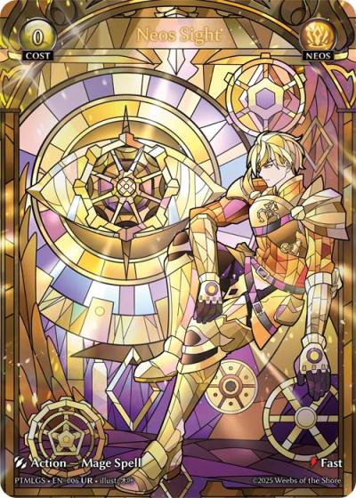 Neos Sight PTMLGS-EN-006-Foil-Ultra Rare (UR) - Phantom Monarchs: Looking Glass Sights - Grand Archive Card