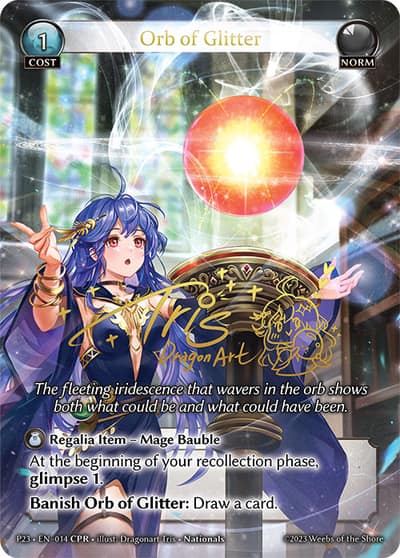 Orb of Glitter P23-EN-014-Normal-Collector Promo Rare (CPR) - Promotional 2023 - Grand Archive Card