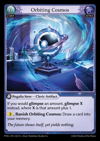 Orbiting Cosmos PTM-EN-023-Foil-Rare (R) - Phantom Monarchs - Grand Archive Card
