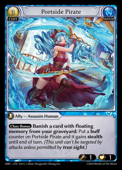 Portside Pirate MRC-EN-124-Foil-Uncommon (U) - Mercurial Heart - Grand Archive Card