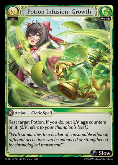 Potion Infusion: Growth MRC-EN-148-Foil-Common (C) - Mercurial Heart - Grand Archive Card