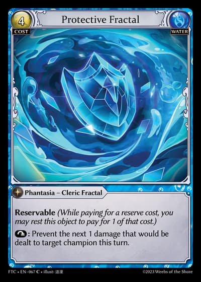 Protective Fractal FTC-EN-067-Foil-Common (C) - Fractured Crown - Grand Archive Card