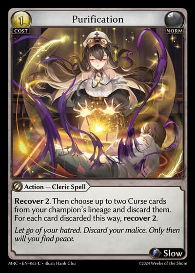 Purification MRC-EN-065-Foil-Common (C) - Mercurial Heart - Grand Archive Card