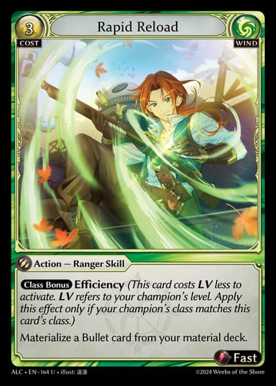 Rapid Reload ALC-EN-164-Foil-Uncommon (U) - Alchemical Revolution - Grand Archive Card