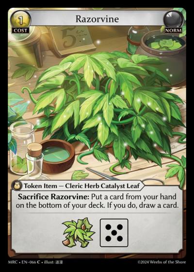 Razorvine MRC-EN-066-Normal-Common (C) - Mercurial Heart - Grand Archive Card