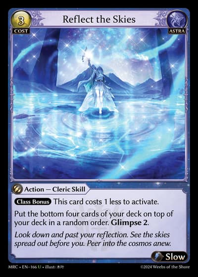 Reflect the Skies MRC-EN-166-Foil-Uncommon (U) - Mercurial Heart - Grand Archive Card