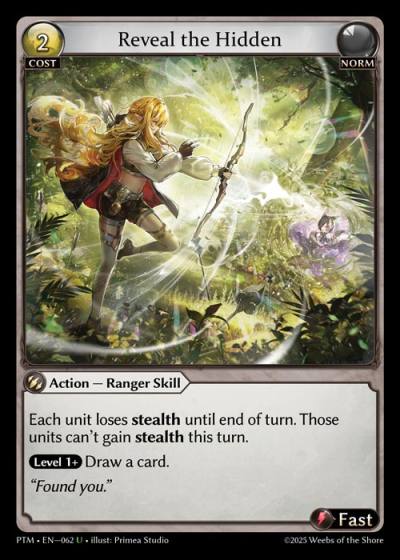 Reveal the Hidden PTM-EN-062-Foil-Uncommon (U) - Phantom Monarchs - Grand Archive Card