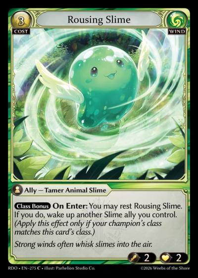 Rousing Slime RDO-EN-275-Foil-Common (C) - Radiant Origins - Grand Archive Card