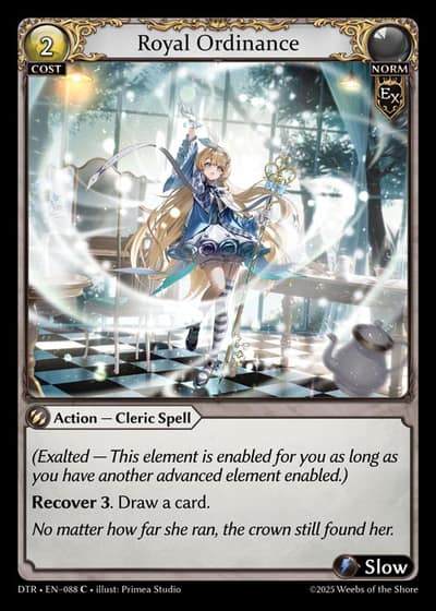 Royal Ordinance DTR-EN-088-Foil-Common (C) - Distorted Reflections - Grand Archive Card